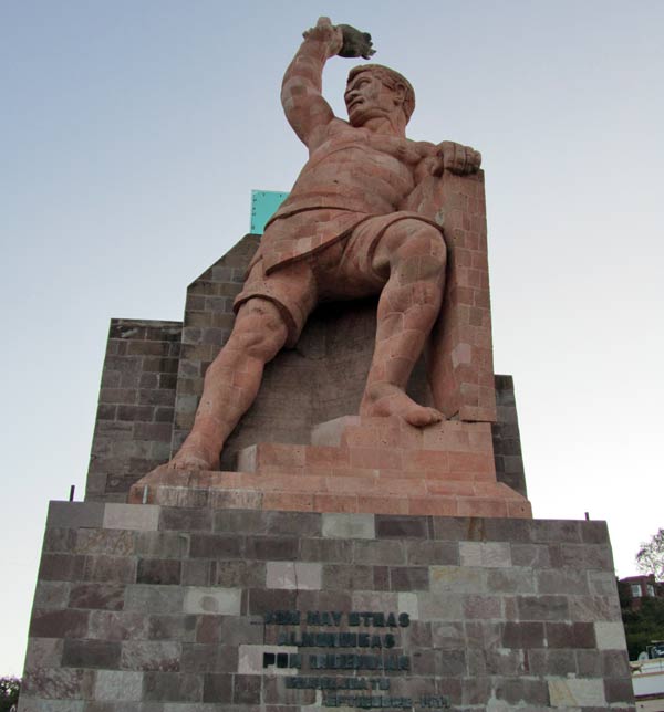 El Pipila statue Guanajuato