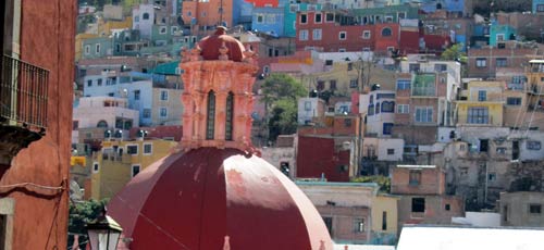 skyline of Guanajuato