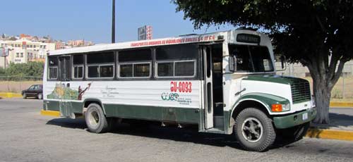 Guanajuato local bus services