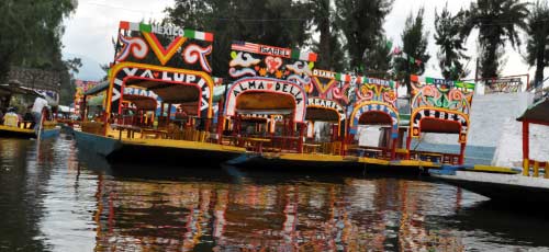 Gondolas Xochimilco Canals